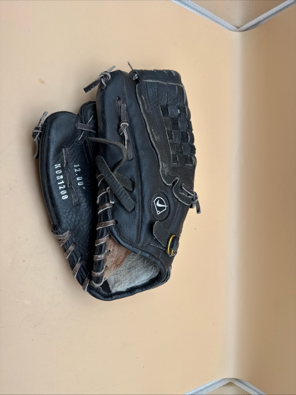 Nike Black Leather Baseball Glove